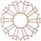 Ekena Millwork Augustus Wood Fretwork Pierced Ceiling Medallion, Cherry, 22"OD x 7 3/4"ID x 1/4"T CMWP22X22X0250AUCH - alternate 3